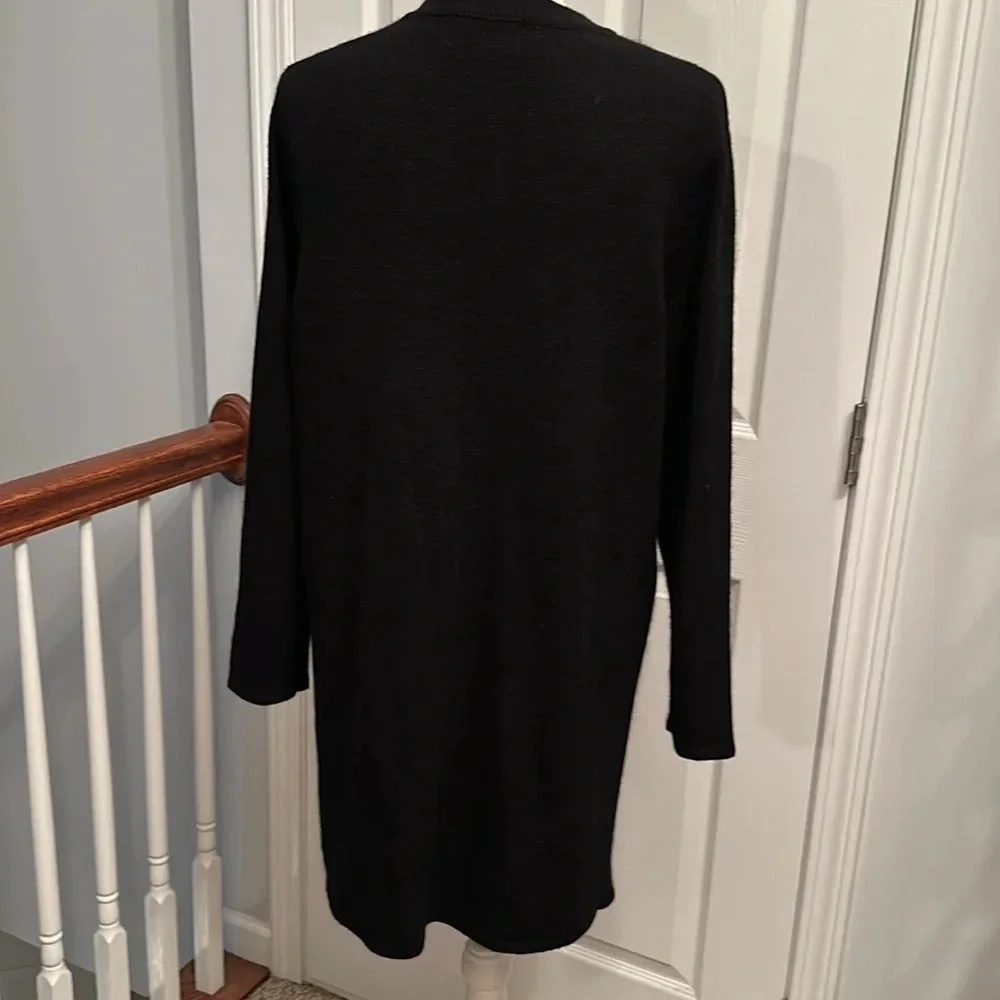 Vintage Victor Costa Occasion Black Long Cardigan with Sequins/Beads Women’s Med